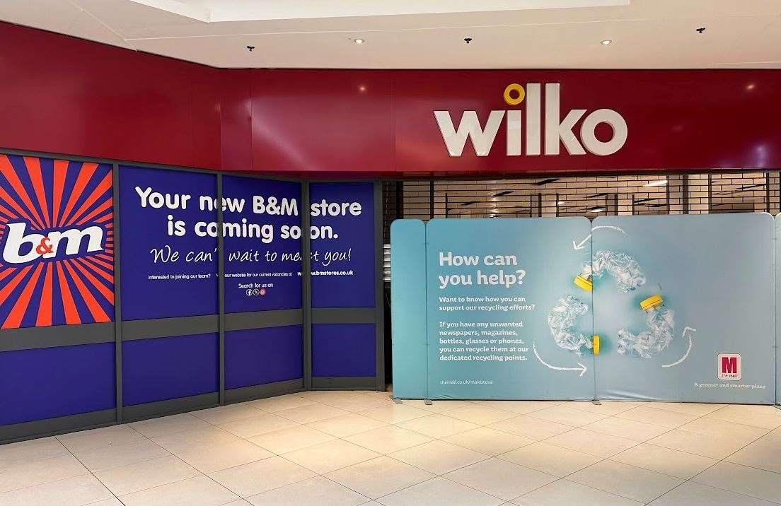 B&M is replacing the former Wilko in The Mall, Maidstone, next month. Picture: Elli Hodgson