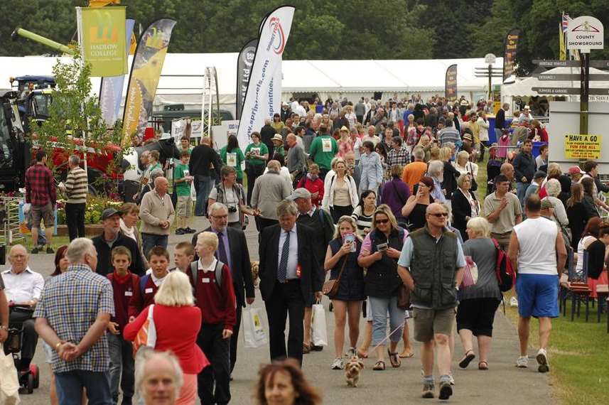 Thousands flock to the Kent County Show at Detling