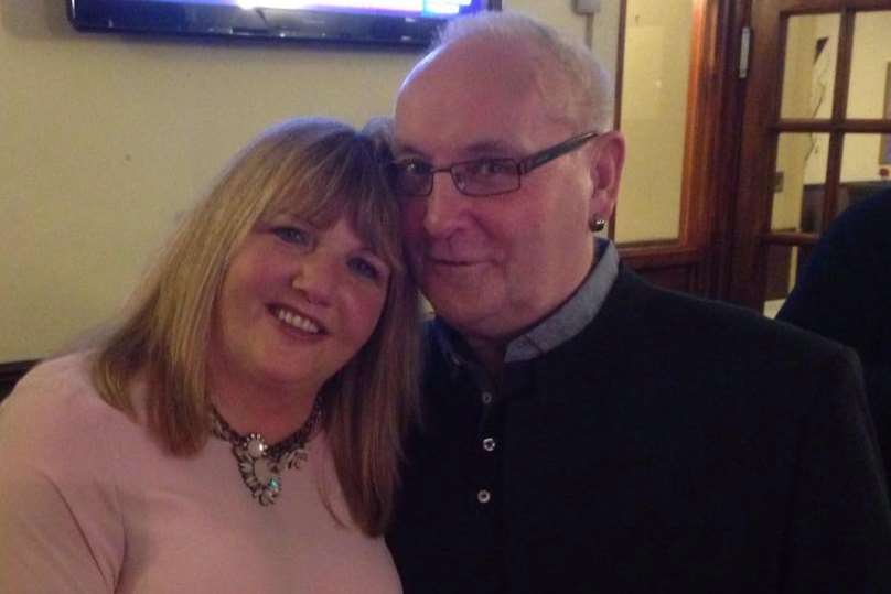 Gordon Semple's brother Ronnie (pictured) released a statement on behalf of the family, including his wife Maureen (also pictured).