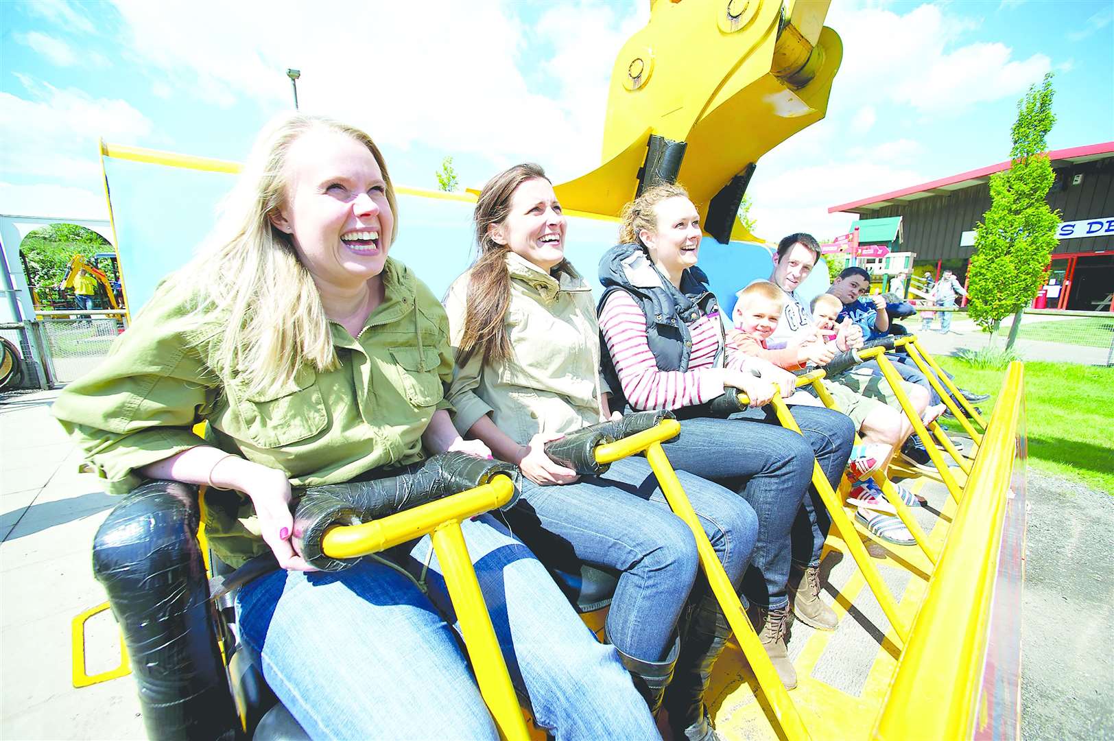There are a variety of rides at Diggerland