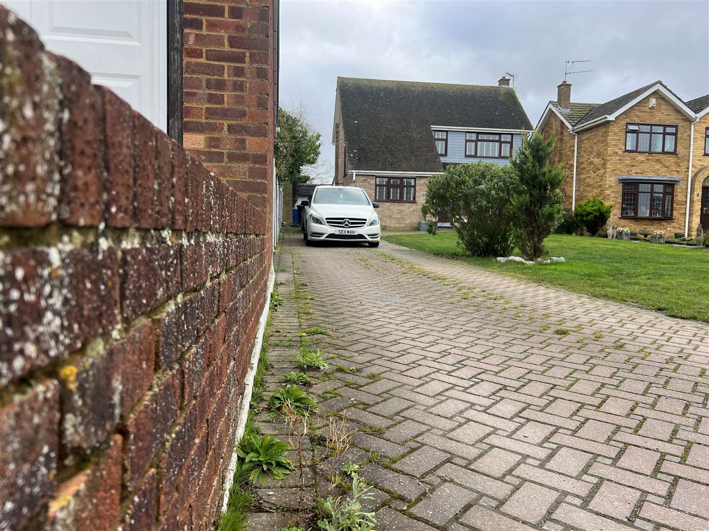 Selma Mawhinney's driveway on Uplands Way, Sheppey