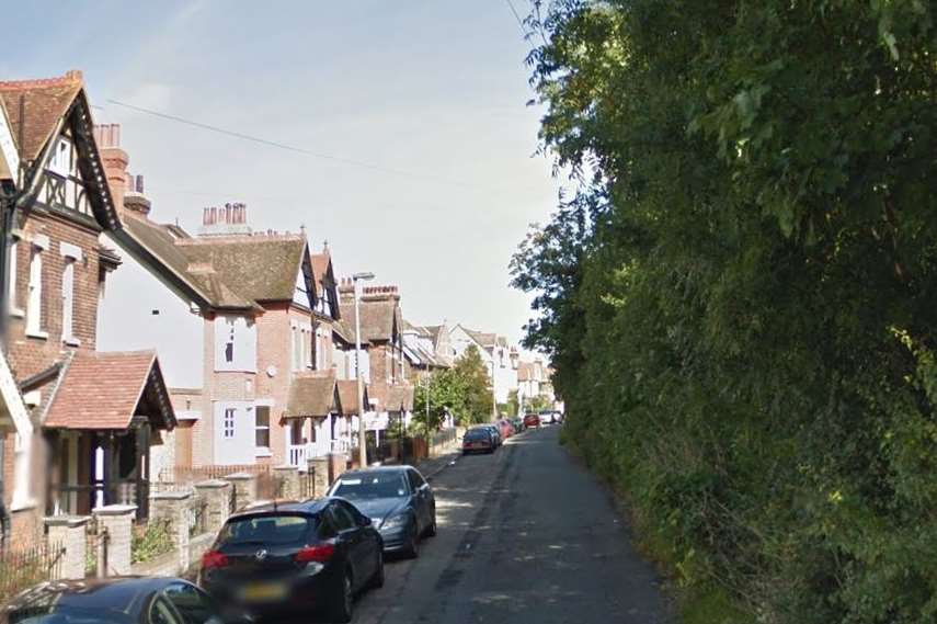 The man was robbed of his cash in Borstal Road.