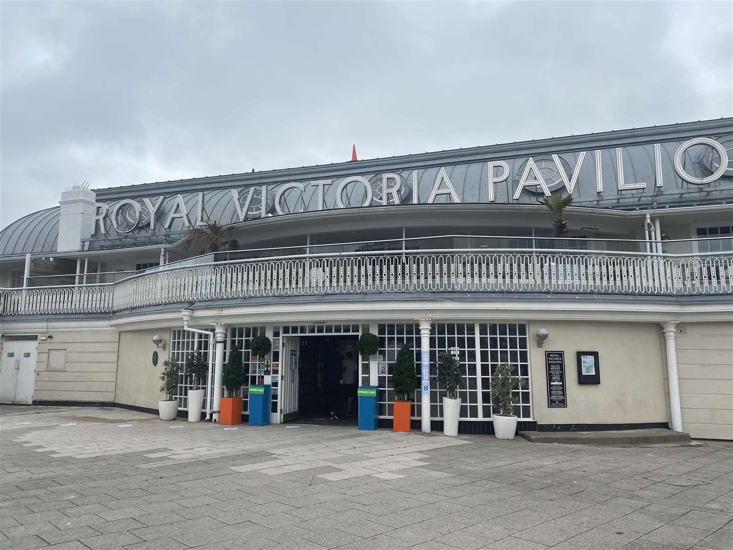 Royal Victoria Pavilion, Ramsgate's Wetherspoons, welcomed back customers today for the first during the Covid-19 pandemic