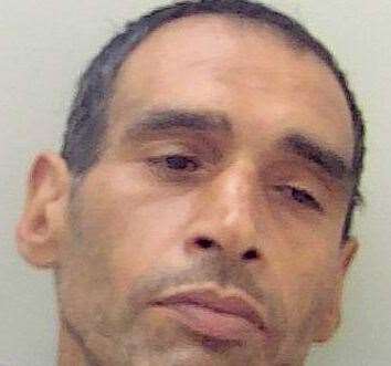 Nrender Biriah, 47, of no fixed address, has been banned from 43 stores in Gravesend as well as every Co-Op in Kent following serial shoplifting. Photo: Kent Police