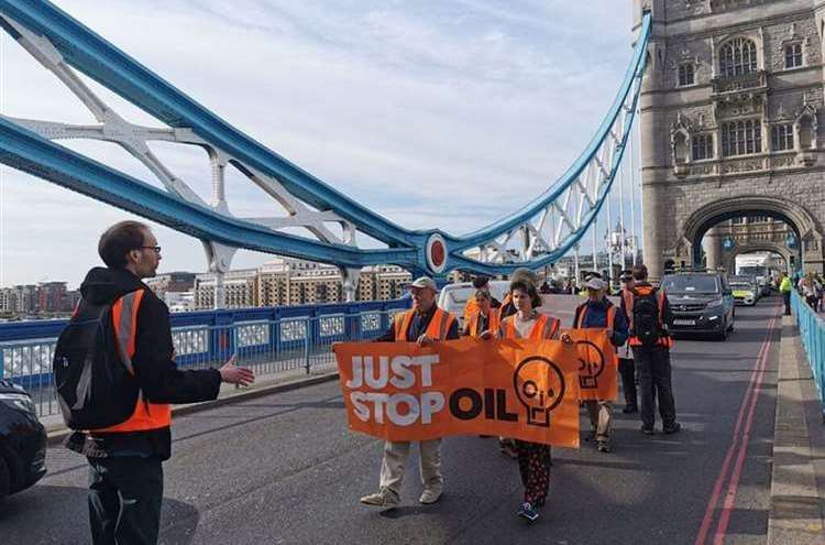 Just Stop Oil protesters have demonstrated across the country since forming last year. Picture: Just Stop Oil/PA