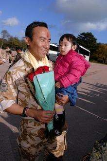 Folkestone Gurkhas return from Afghanistan