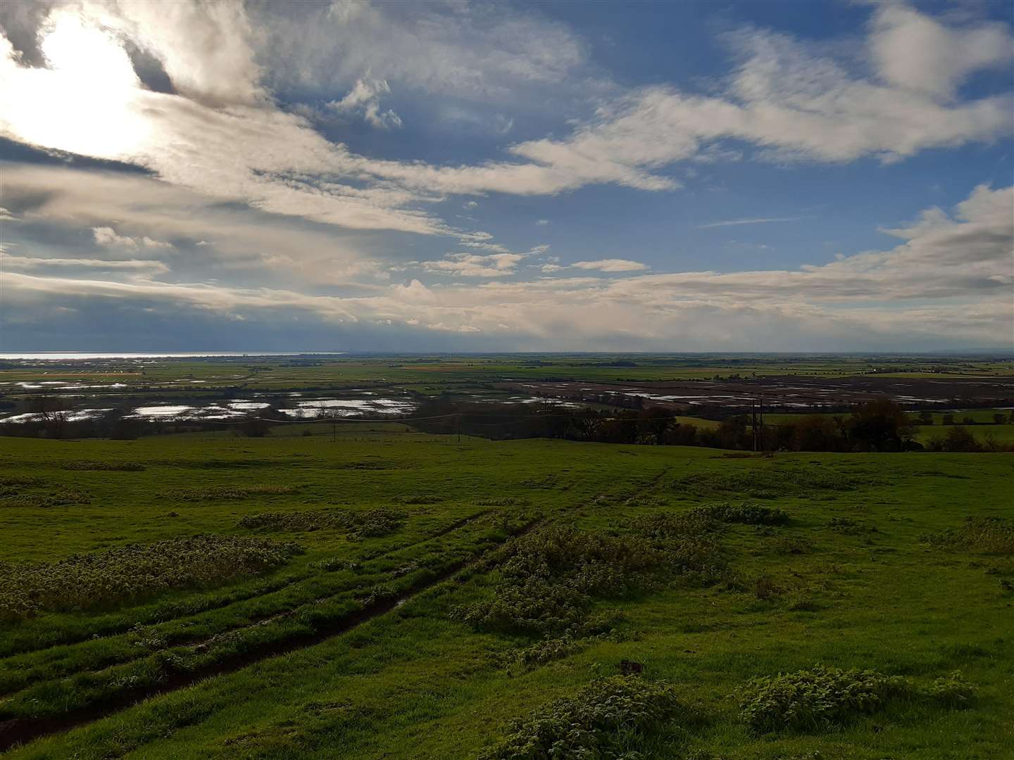 You can see for miles when standing at the chapel