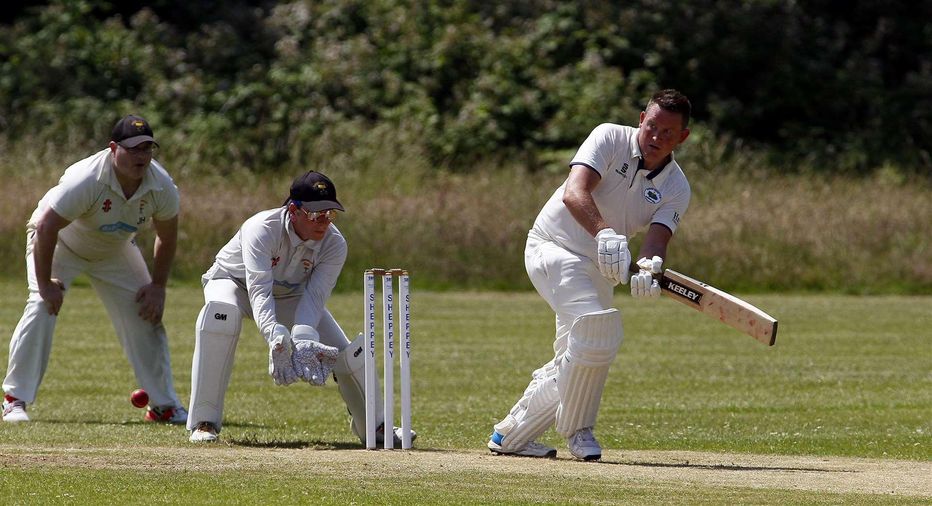 Sheppey up against Lordswood 3rd XI last summer Picture: Sean Aidan