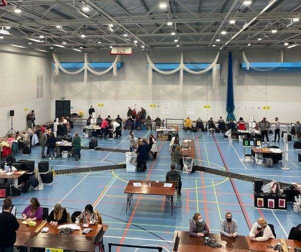 This morning's count in Folkestone. Photo: FHDC