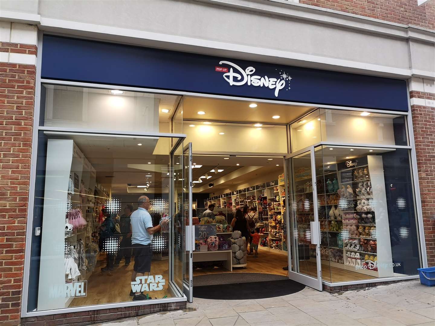 Disney store at Canterbury, on July
