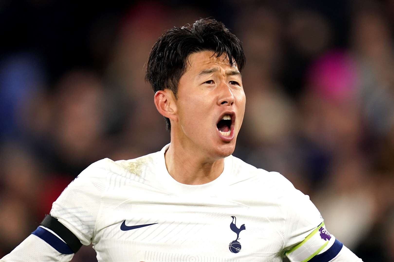 Tottenham Hotspur forward Son Hueng-min (John Walton/PA)