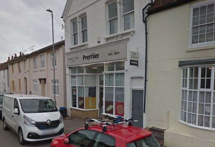 A teenager has been arrested after the reported incident at the Premier shop in Boughton. Picture: Google street views