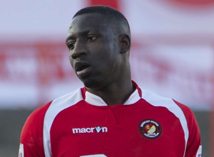 Anthony Acheampong scored for both sides when Ebbsfleet played Truro Picture: Andy Payton