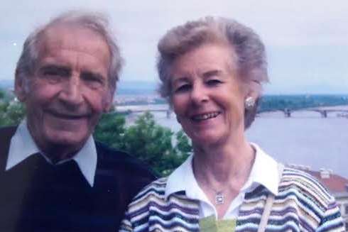 Ken Shaw with his wife Mary while on holiday in Budapest in May 2007