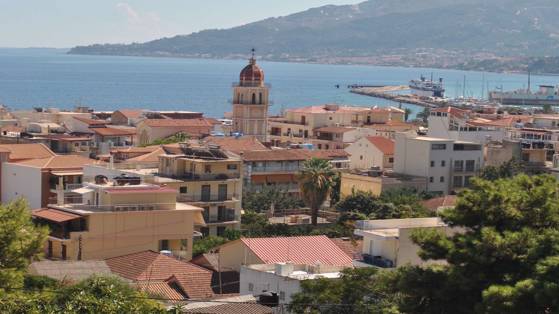 Zante Town, the port and capital of Zakynthos