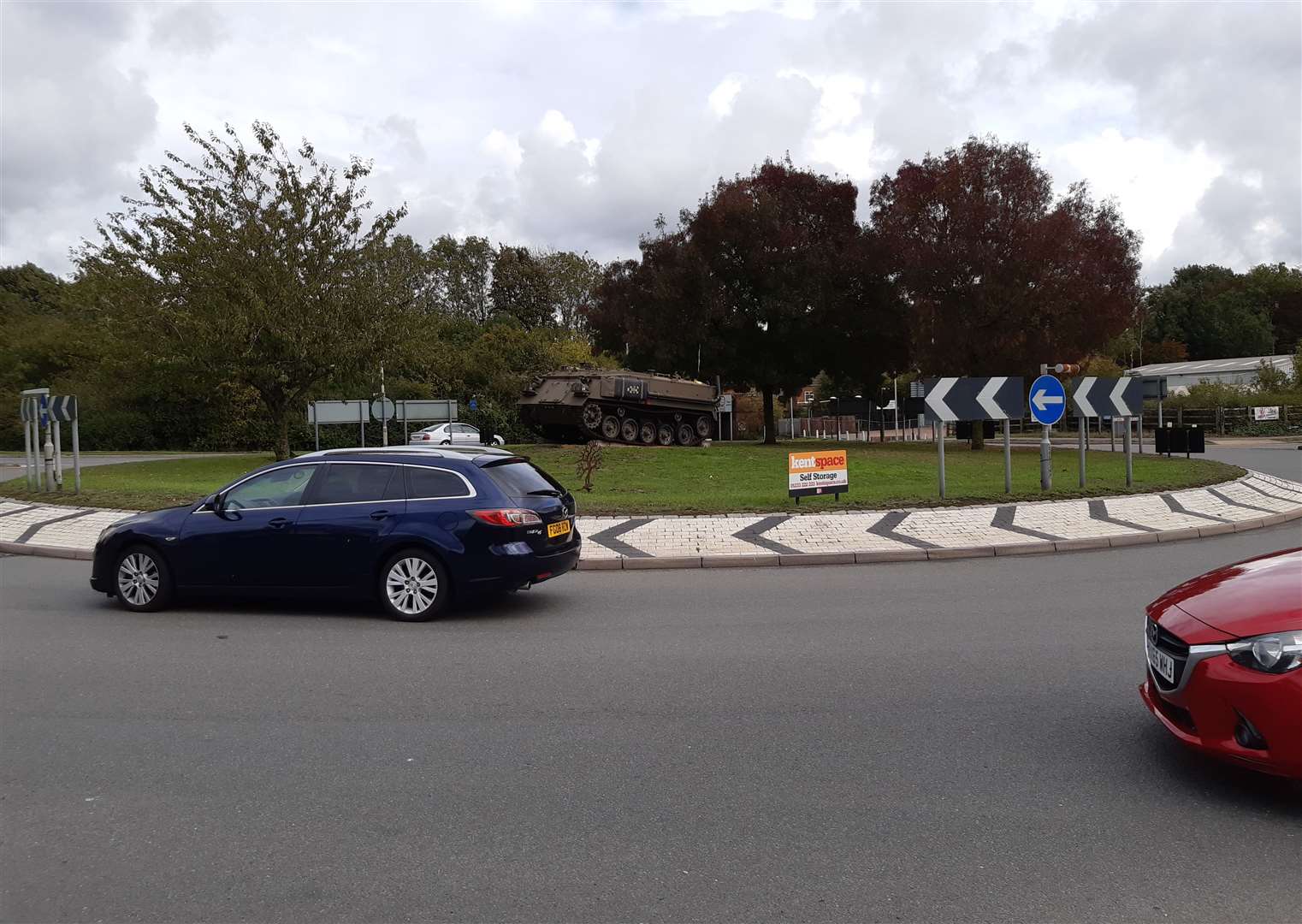The McDonald's will go next to the landmark 'tank roundabout' if approved