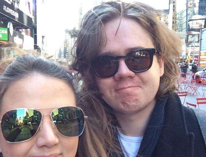 Nathan Butler (right) and his sister Amy-Joy Butler in New York (7407579)