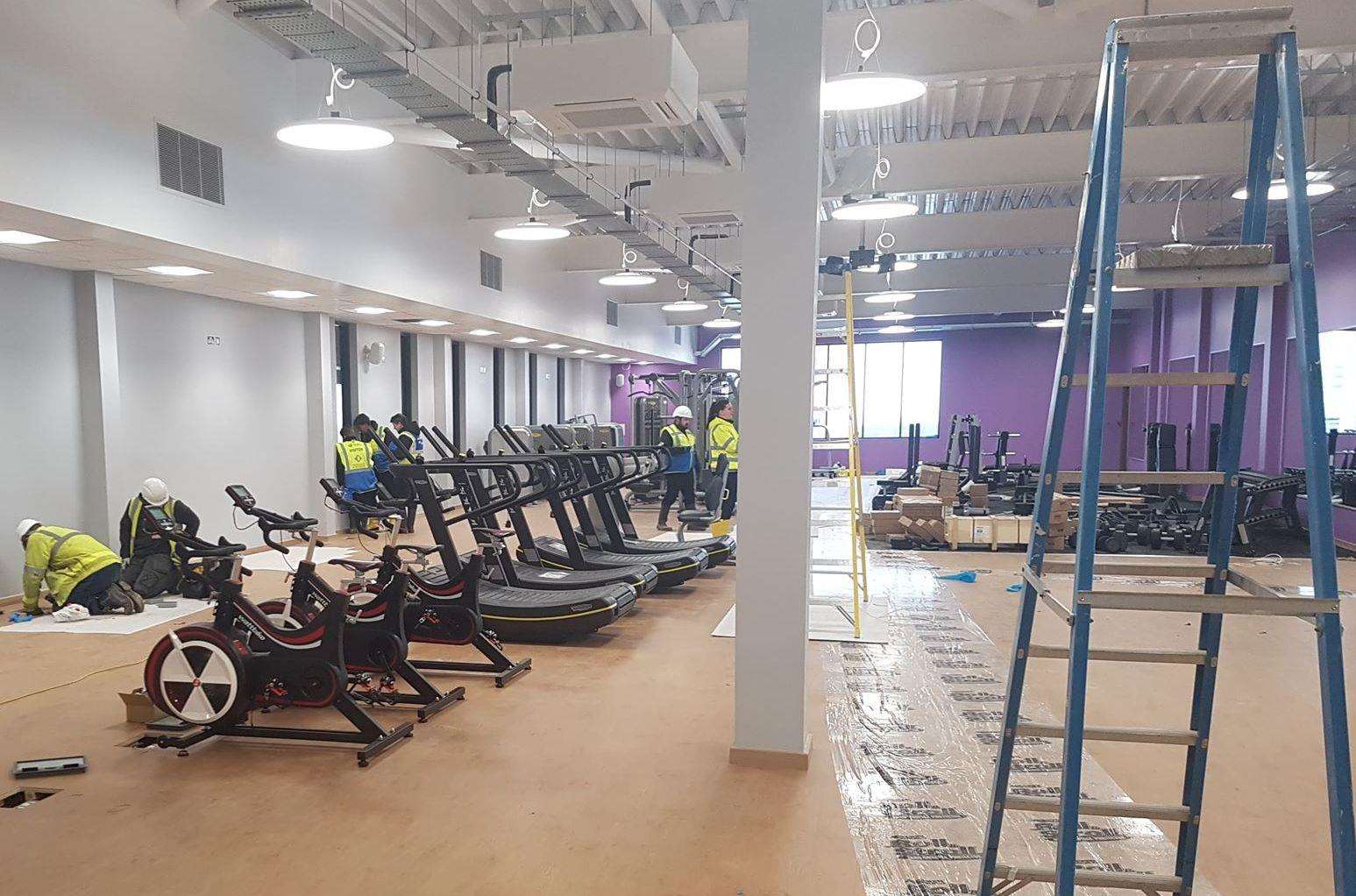 The gym. Picture courtesy of the office of Charlie Elphicke MP