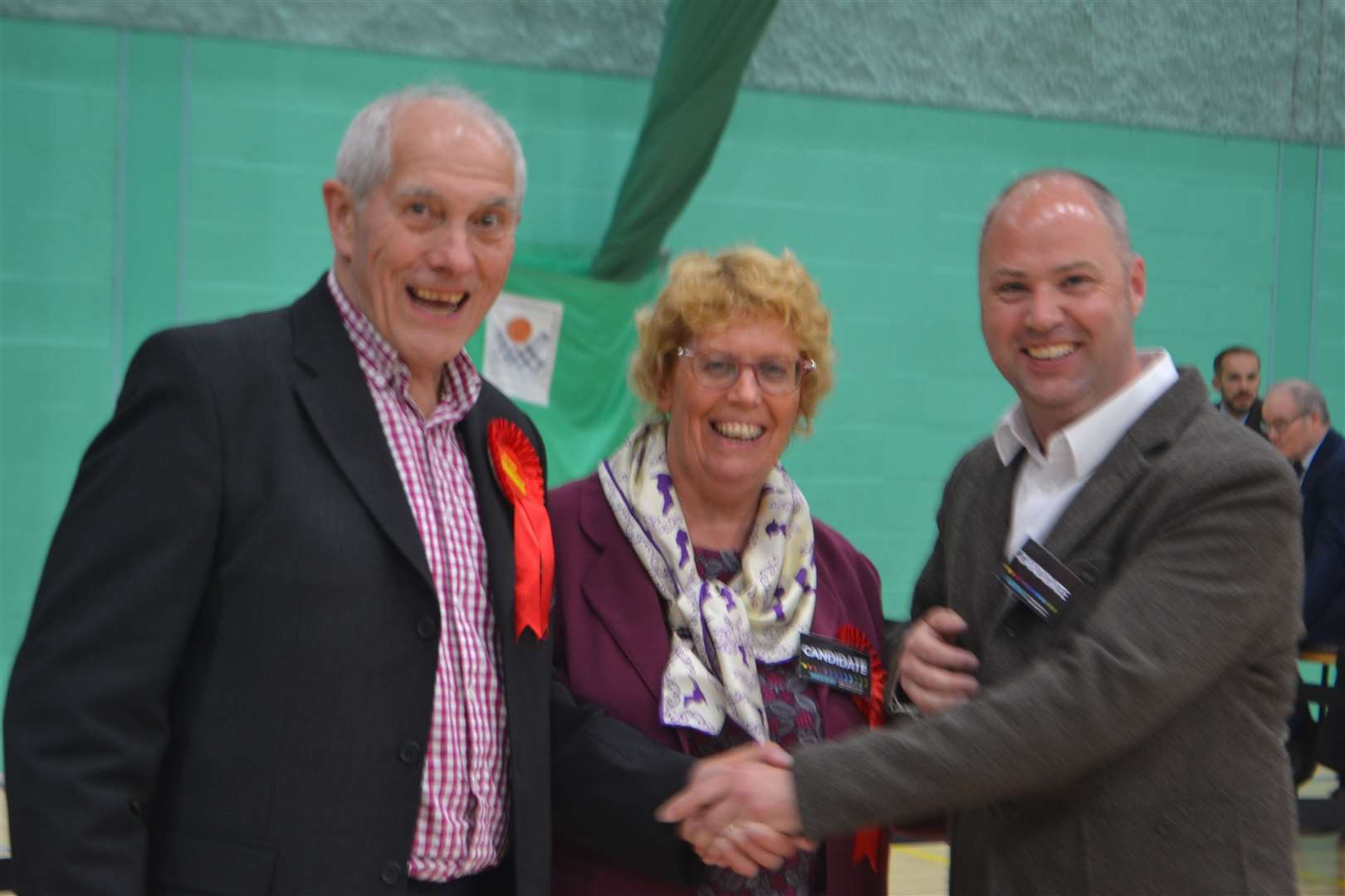 The meeting was organised by newly elected councillors John Lloyd, Hazel Browne-Williams and Mark Prenter