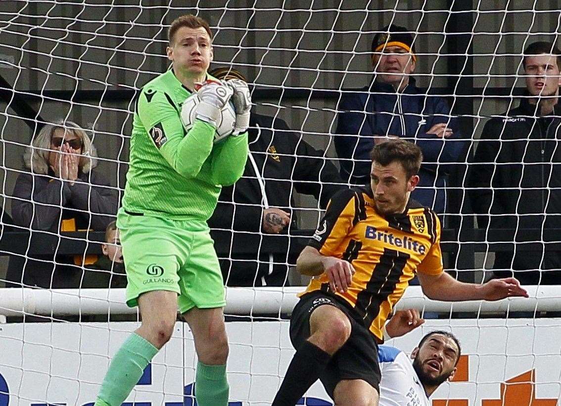 Chris Lewington has signed a new deal at Maidstone Picture: Sean Aidan