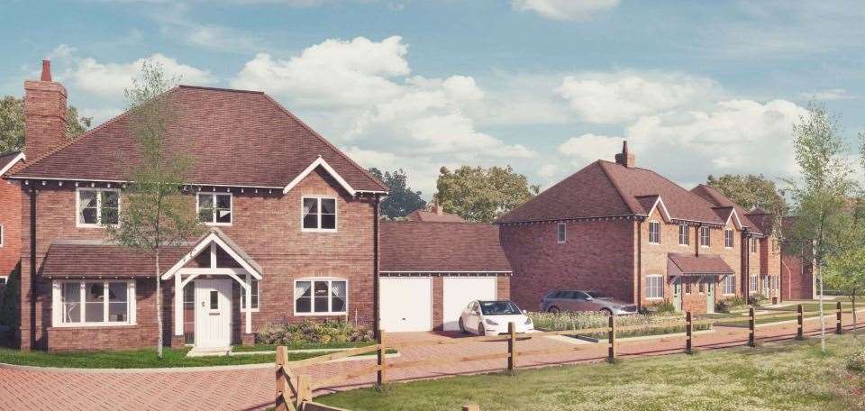 The proposal includes 25 homes in School Lane, Newington. Photo: Fernham Homes/ GDM Architects