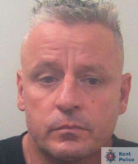 Nigel Doherty repeatedly punched and kicked a woman in the head during a violent assault in her own home. Picture: Kent Police