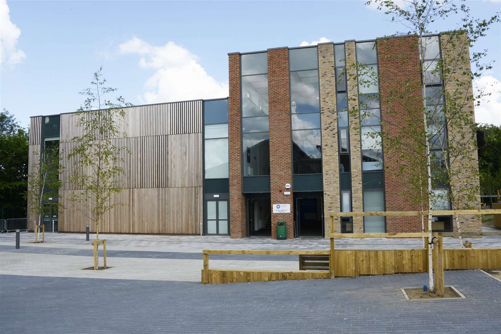 The Wye Free School opened in 2013, with a new building unveiled in July this year.