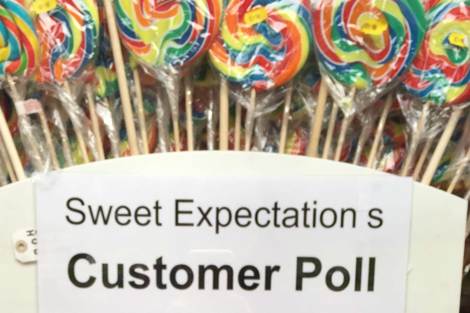 Sweet Expectations customer poll in Rochester High Street