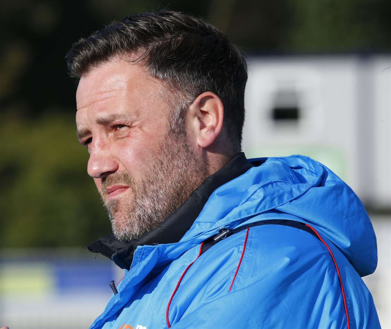 Former Maidstone boss Jay Saunders is back in charge at Margate Picture: Andy Jones