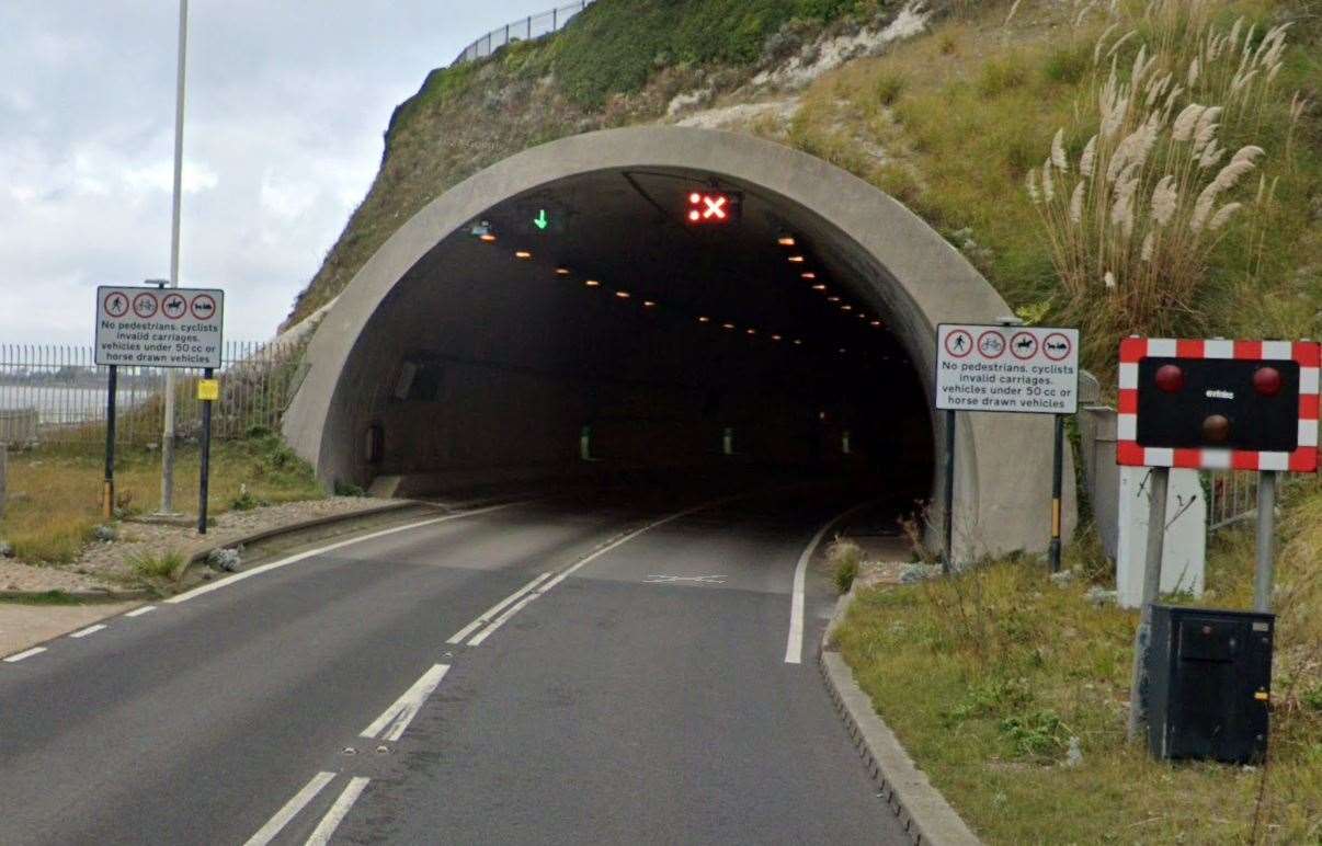 The A299 Ramsgate Tunnel has been shut since April 6. Picture: Google