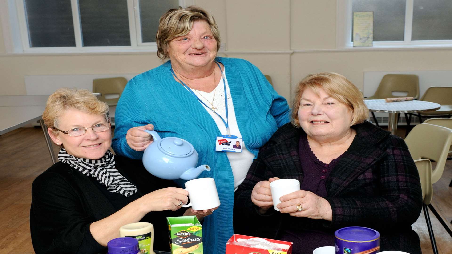 Organisers Marie Piper, Carol Wraight and Betty Boswell