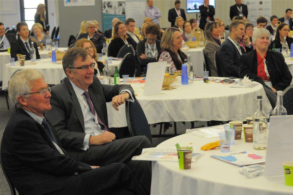 Business leaders listened to advice at the Wellbeing Symposium