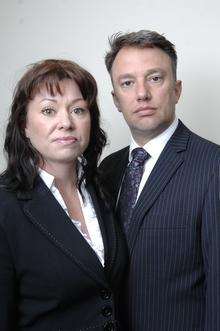Michael and Jacqui Johnson, who were given a four-letter rebuke by a Tesco worker.