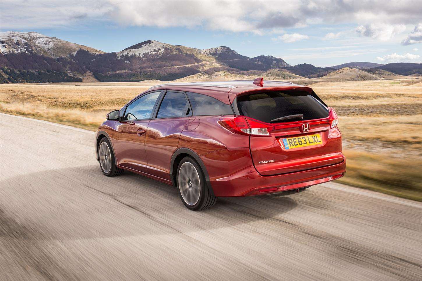 The Honda Civic Tourer has the largest boot in its class