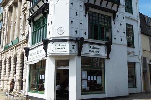 Dickens Corner cafe. Picture courtesy of LoveDover