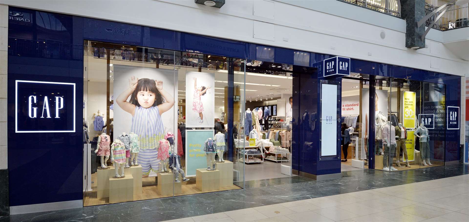 Gap has opened a new revamped store at Bluewater