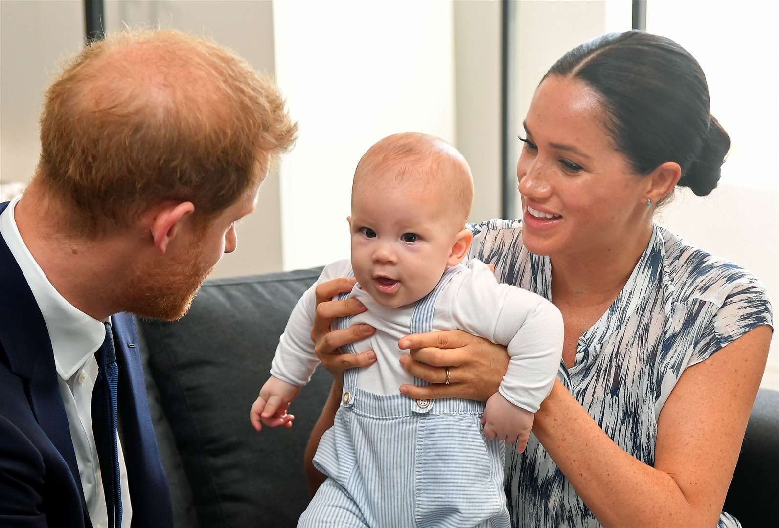 Harry and Meghan have a son, Archie (Toby Melville/PA)