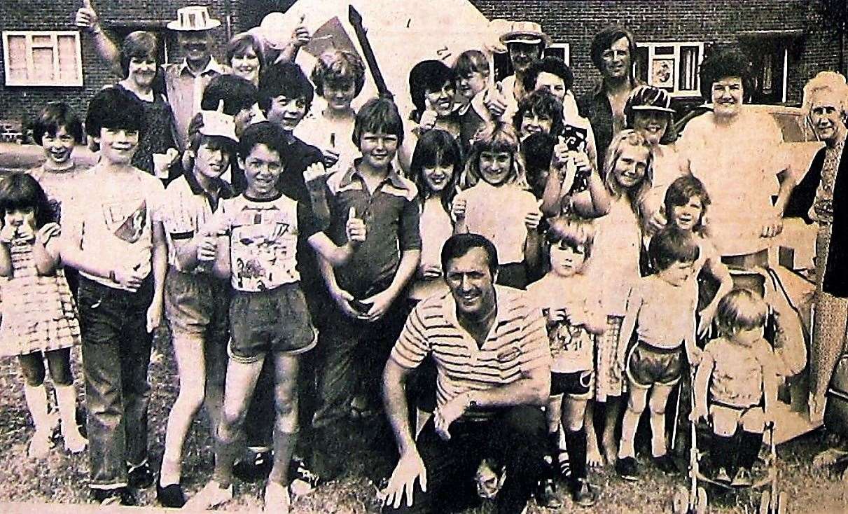 Royal wedding street party on the London Road Estate in Canterbury on July 29, 1981