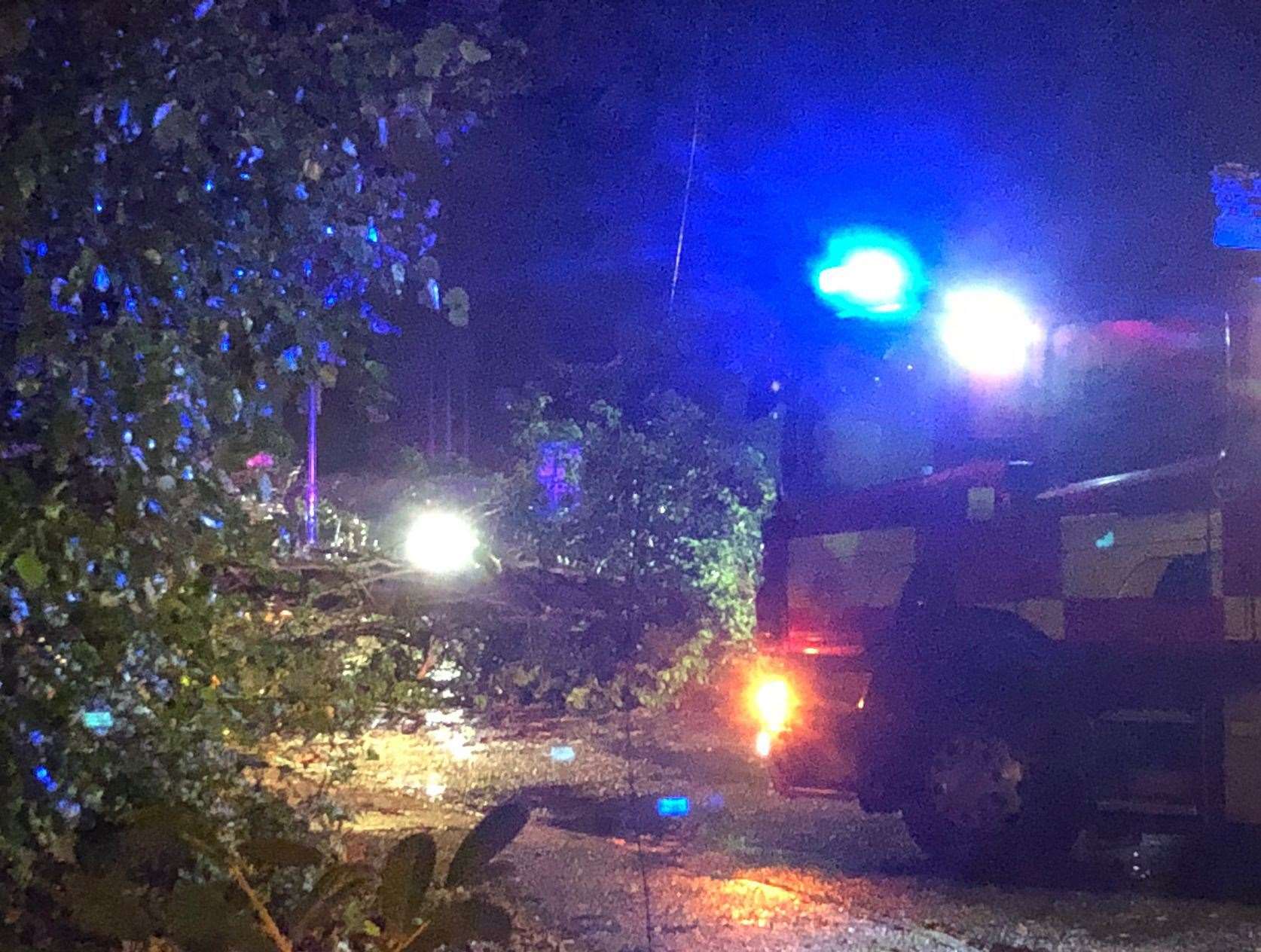 Fire crews are at the scene on A229 High Street in Staplehurst