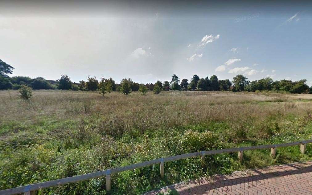 Fire crews have been called to a field fire in Westwood, Gravesend. Photo: Google images