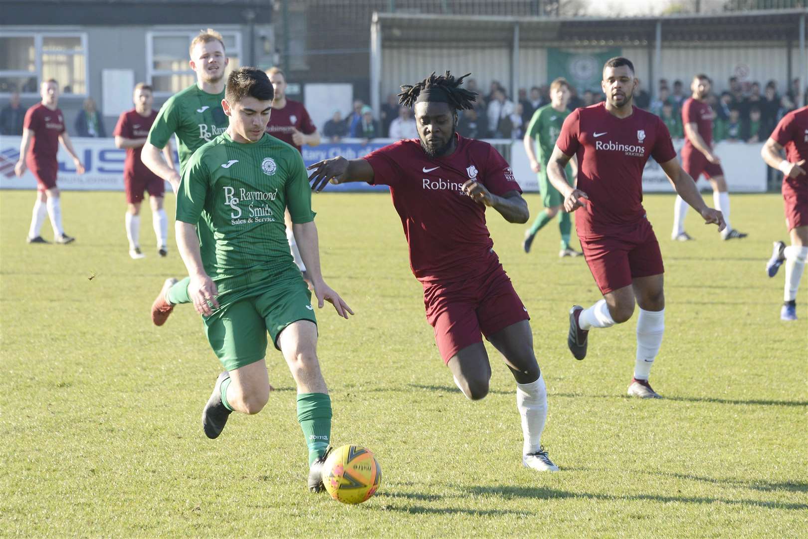 Canterbury City beat Biggleswade 2-1 in their FA Vase quarter final. Picture: Paul Amos