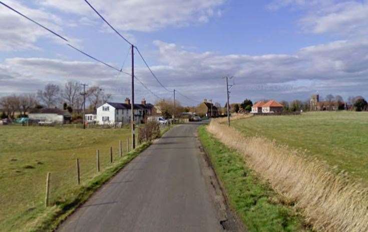 A motorcyclist was left in a serious condition after a crash with a car in Newchurch. Picture: Google Street View