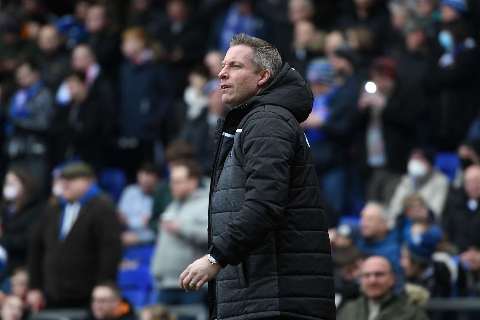 Gillingham manager Neil Harris has seen his side pick up a fourth win since taking charge Picture: Barry Goodwin