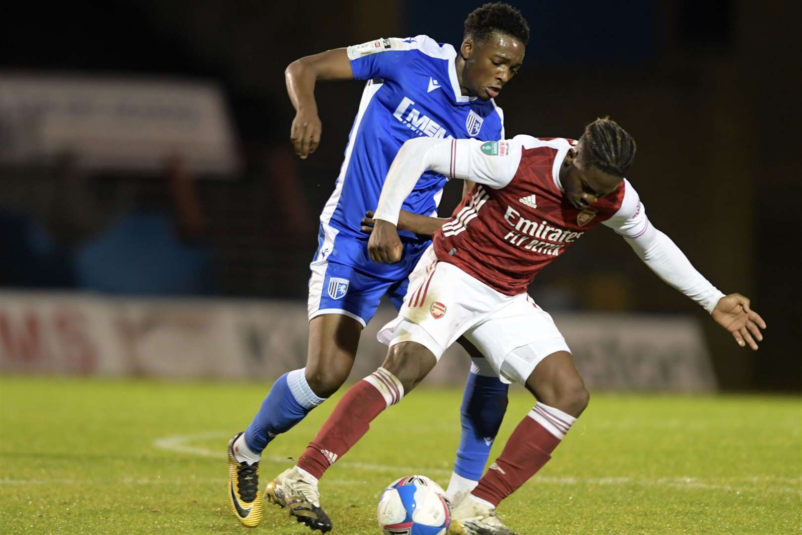 A draw against Arsenal in the group stage was enough to send Gillingham into round two