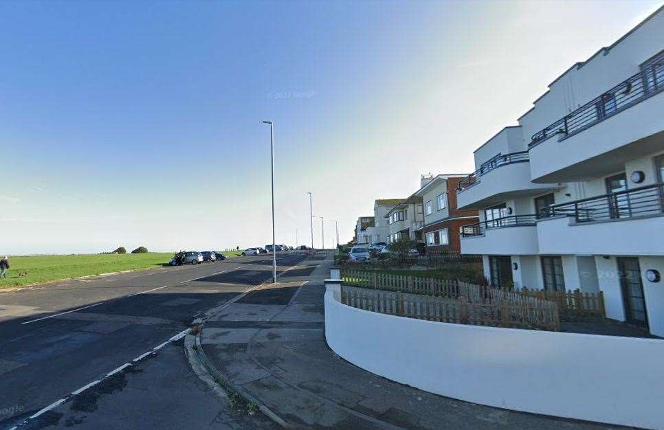 Four of the teenage boys were apprehended in Palm Bay Avenue in Cliftonville, Margate. Picture: Google