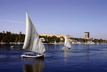 Dhows on the Nile, Egypt