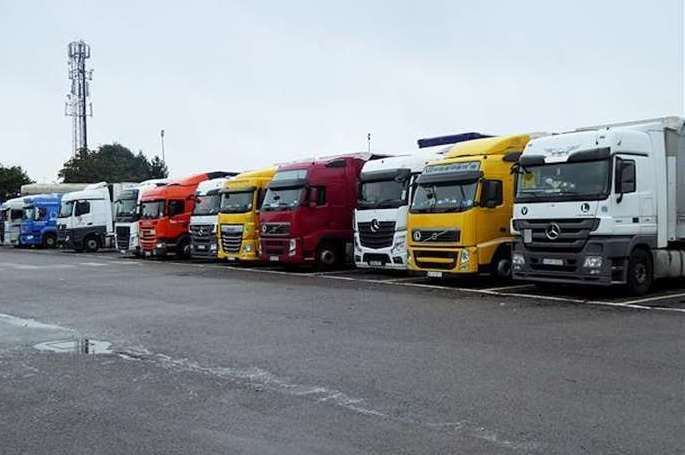The situation is exacerbated by a shortage of lorry drivers, nationwide