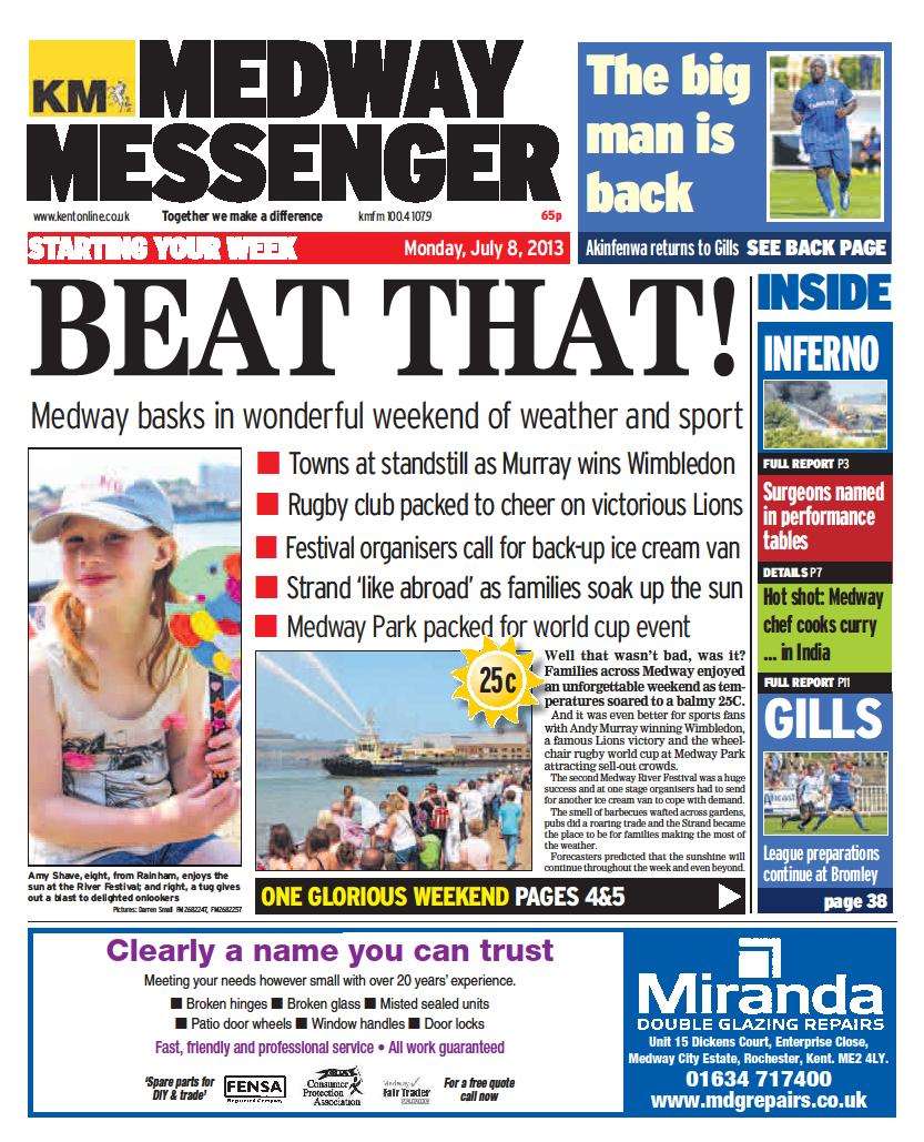 Medway Messenger, Monday, July 8