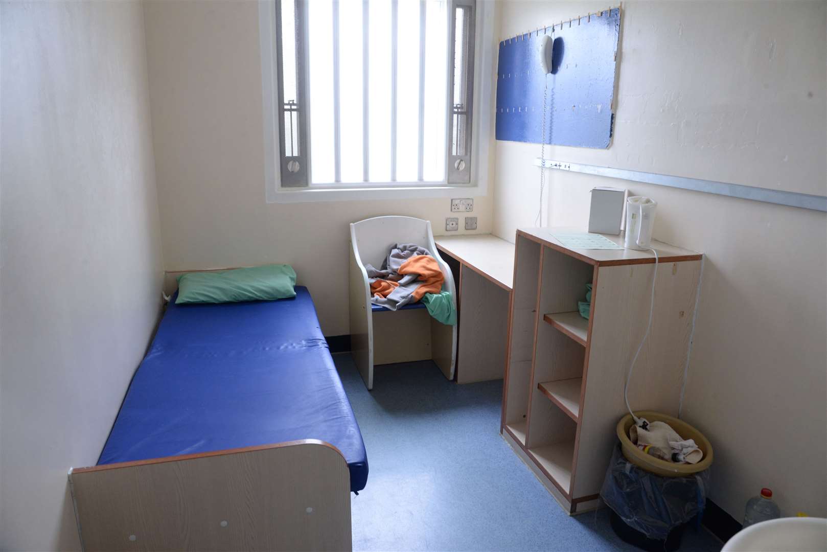 A cell at HMP Swaleside similar to that occupied by Derrick Johnston