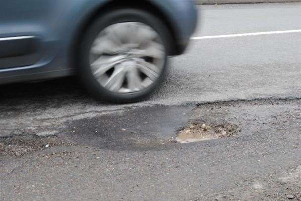 Breakdown calls to cars damaged by potholes have reached a five year high. Image: iStock.